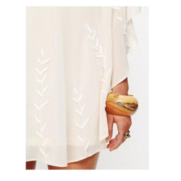 Free People Bead Embellished Cape Dress - Picture 2 of 15